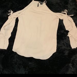 Long sleeve off the shoulder top